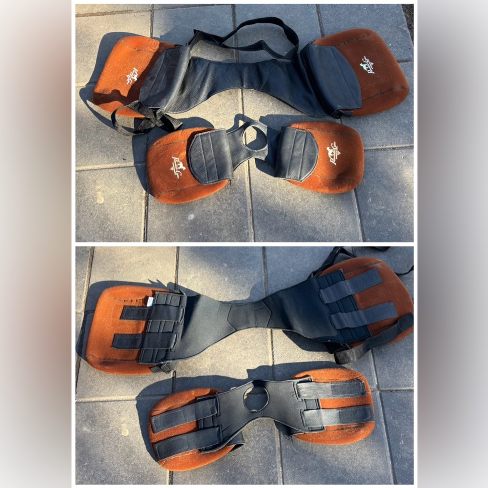 NWOT Professionals Choice Saddle Bags Set Front&Bag